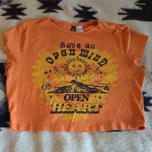 Divided Orange Open Mind Kids T-Shirt